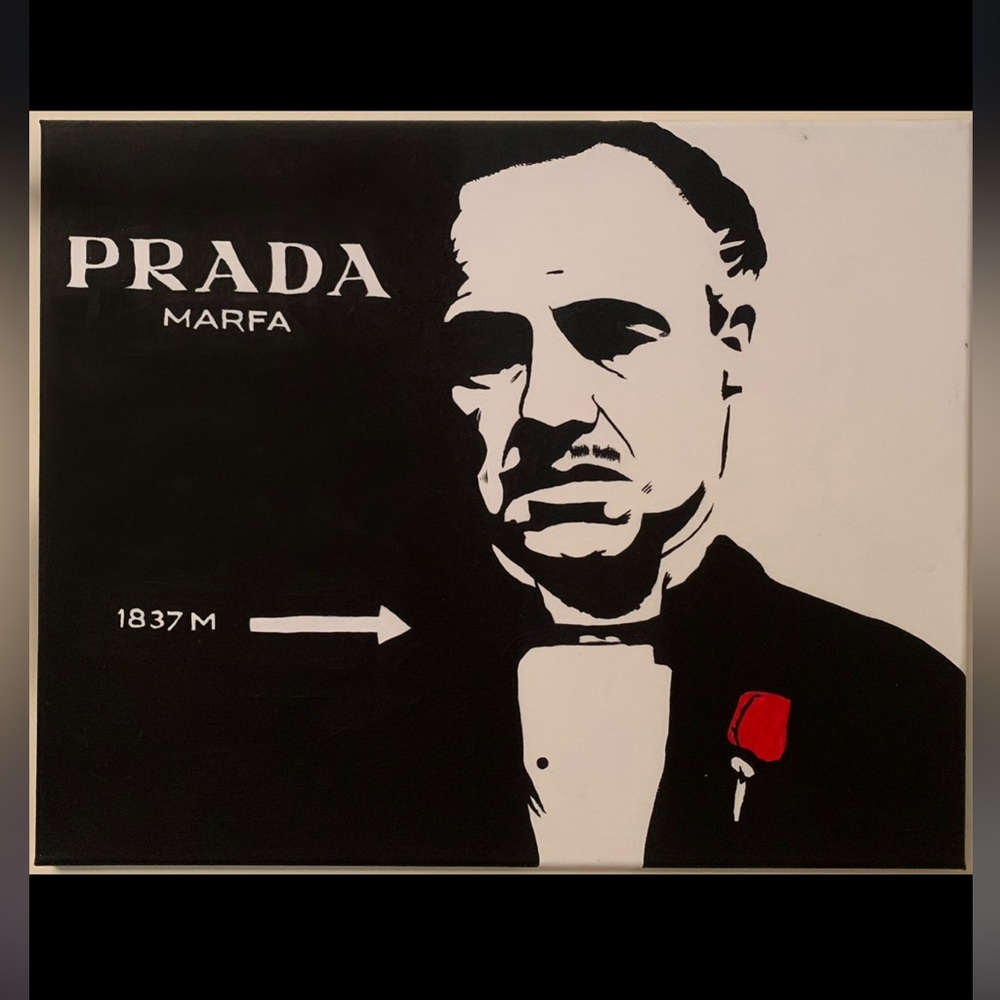 Custom “designer” painting. Godfather inspired